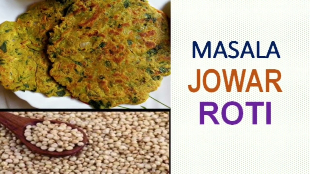 Masala jowar roti recipie || Healthy & tasty jowar roti - YouTube