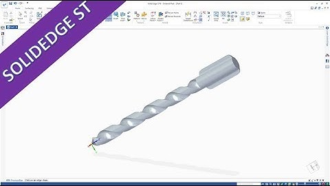 Userwish - Drillbit - Bohreinsatz - SolidEdge ST 9  Training - Part Design
