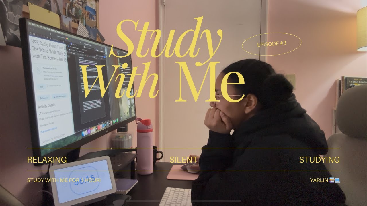 1 Hour Study With Me 🧠 | Pomodoro Method (50/10) | Deep Focus + No ...