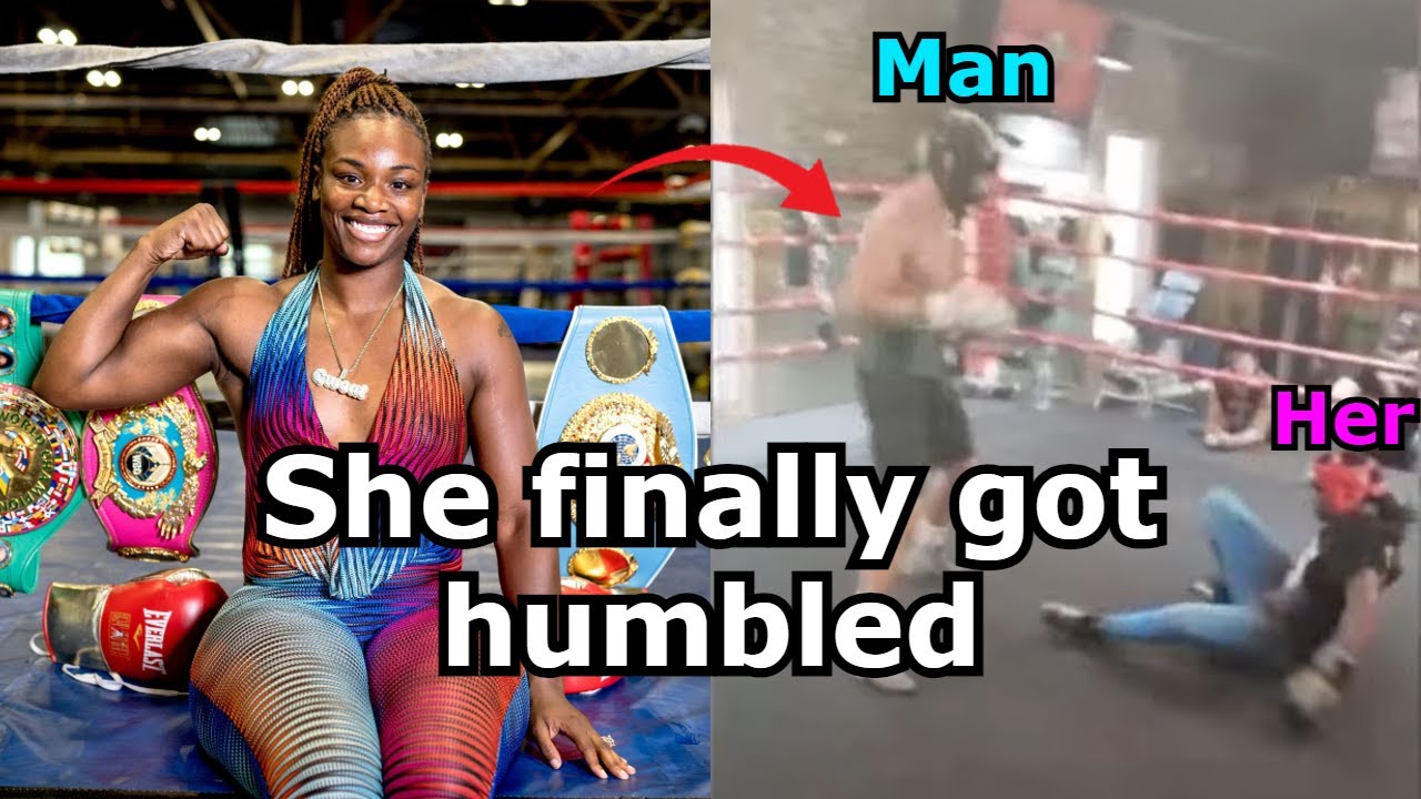 Pro female boxer gets knocked out by a random dude - YouTube