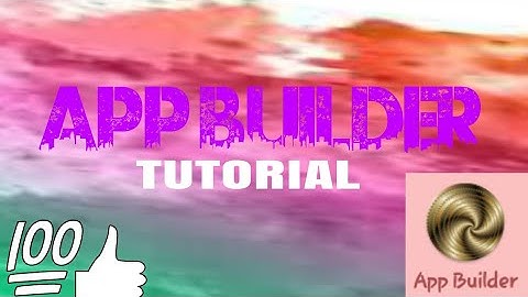 Cara menggunakan aplikasi app builder di android