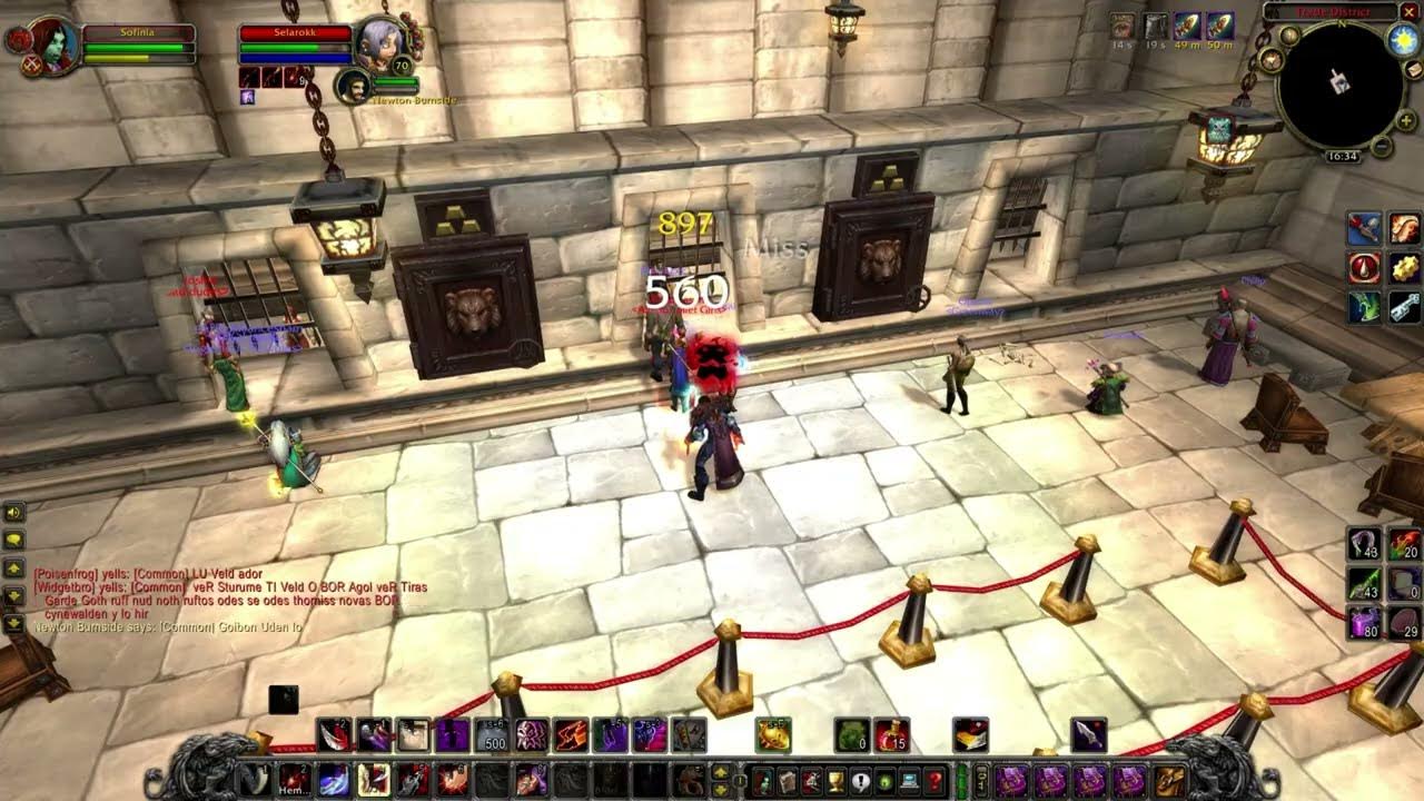 Rogue World PVP Stormwind City Bank World of Warcraft, TBC Classic