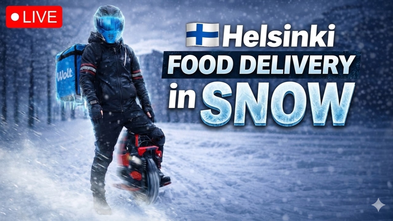🇫🇮 Helsinki | 12.02.26 SUPER SNOWY -11С DELIVERIES!