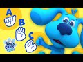 ABC Song in Sign Language 🎵 Learn ASL w/ Blue! | Nursery Rhymes &amp; Kids Songs | Blue’s Clues &amp; You!