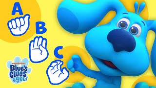 Abc Song In Sign Language Learn Asl W Blue Nursery Rhymes & Kids Songs Blues Clues & You