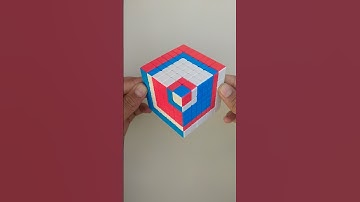 Cube in a Cube in a Cube in a Cube in a Cube Pattern on 7x7 Rubik