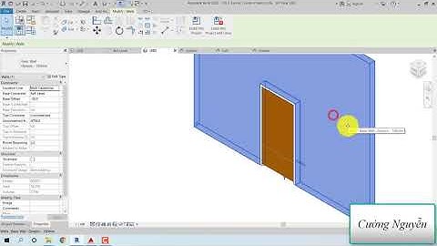 Bài 4 Tạo Family cửa đi 1 cánh 3D có đầy đủ cả khung cửa và lanh tô