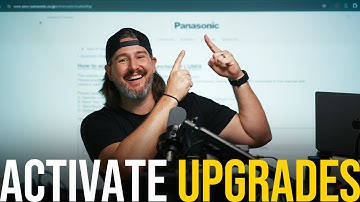 Lumix How to Activate Paid Upgrades: SFU1, SFU2, SFU3A (HDMI RAW, ARRI LOGC3, V-LOG, ETC)