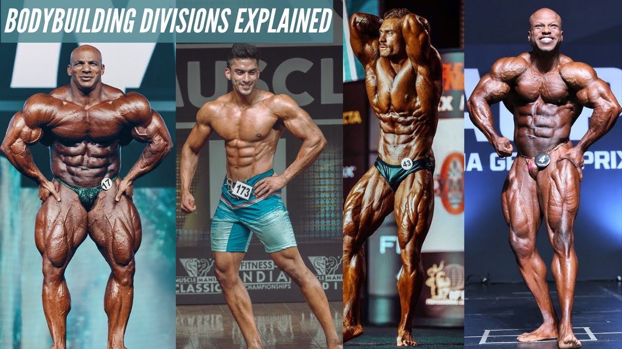 Understanding the Different Competitive Bodybuilding Divisions For