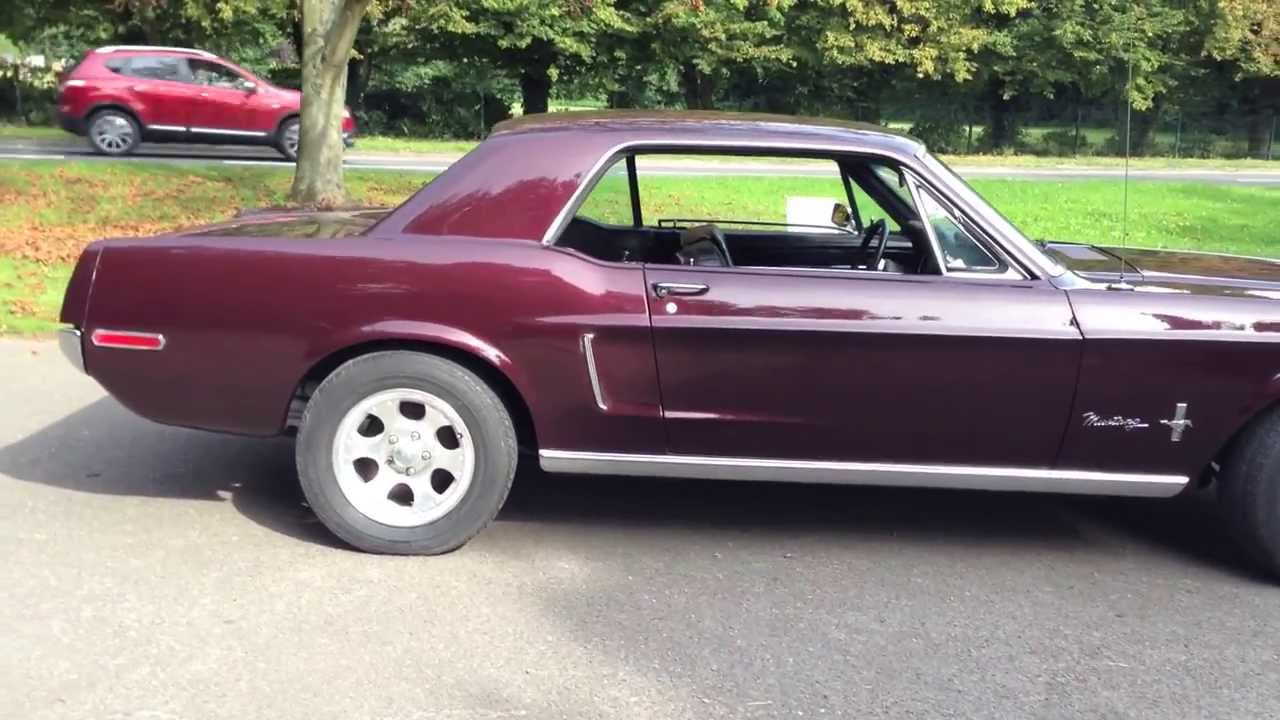 Erin 1968 Mustang Black Cherry Metallic V8 Auto