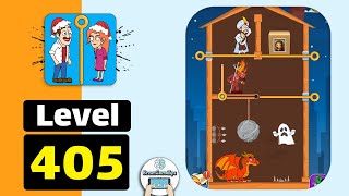 Home Pin - How to Loot? - Pull Pin Puzzle Level 405 Walkthrough Gameplay screenshot 5