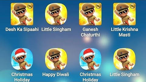 Little Singham : All Version Top Update 2019 - 2021 - Android/iOS Gameplay 