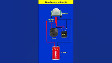 Burglar Alarm Circuit #shorts #electricedison #burglary