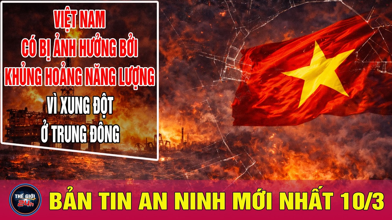 Bản tin an ninh mới nhất 10/3/2026 | Iran phóng đầu đạn 1 tấn xóa sổ radar Mỹ | Tin nóng thời sự