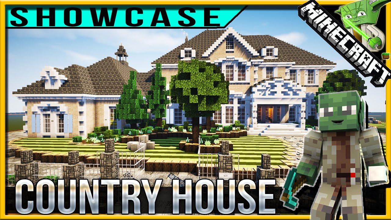 Minecraft  Country  House  Showcase w ZariusHD YouTube