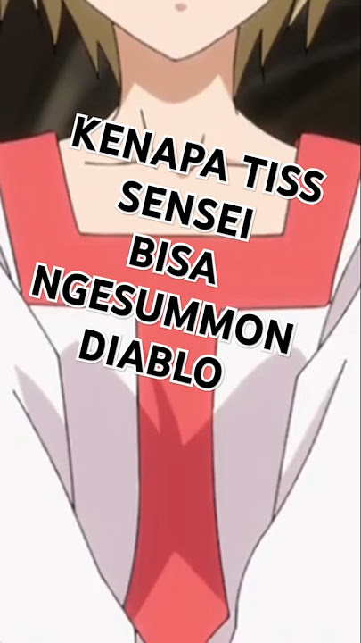 Tiss Sensei Bisa Summon Iblis Primodial #tiss #diablo #thattimeigotreincarnatedasaslime