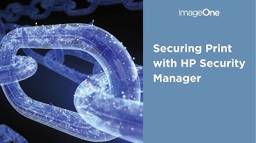 Secure Printing with HP Security Manager | Print Security | imageOne