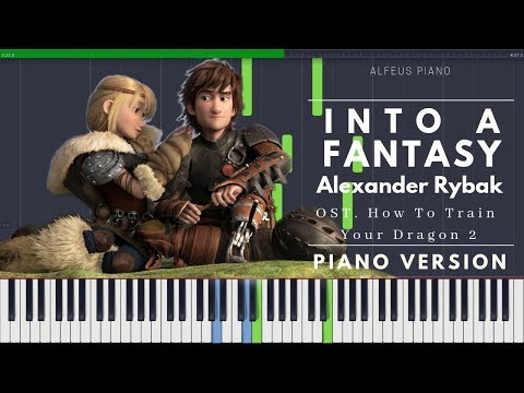 In einer Fantasie (. Ost Drachenzähmen leicht gemacht 2) | Emotional Piano Version TUTORIAL (Synthesia)