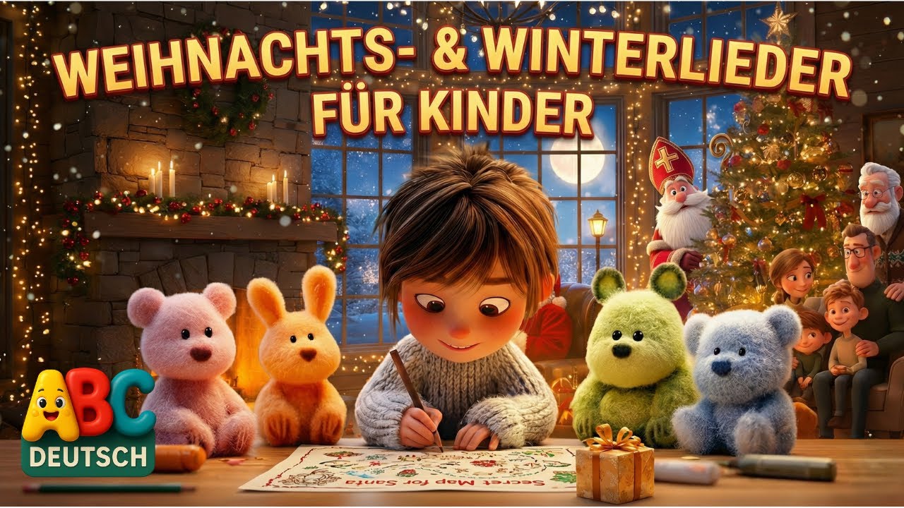 Weihnachts- & Winterlieder für Kinder 🎅❄️ | Die schönsten Klassiker zum Mitsingen (Mix)
