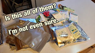 Seed Starting Prep - Seed Sorting