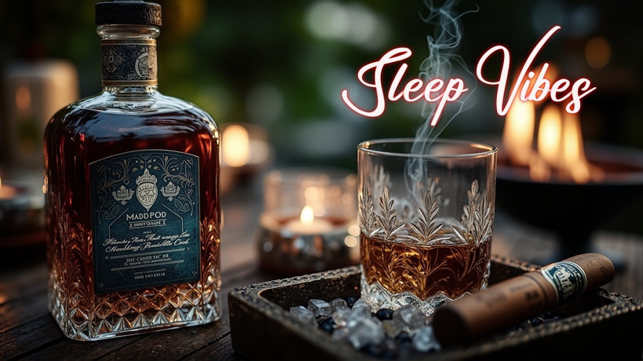 Блюз в лаунже с виски ~ Мягкие гитарные мелодии для глубокого расслабления и отдыха