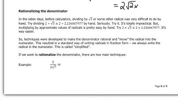 PC30S A2 5.2B dividing radicals