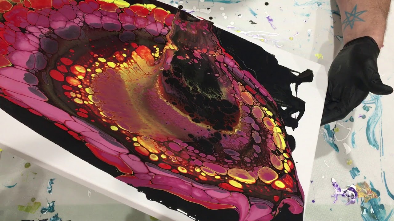 Acrylic pour open cup YouTube