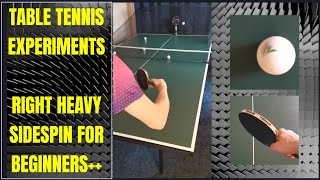 HEAVY RIGHT SIDE SPIN TABLE TENNIS. WHAT TO EXPECT. HOW TO HANDLE. #사이드스핀 #サイドスピン #साइडस्पिन