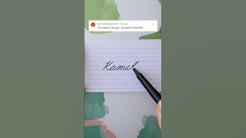 Kamilla - Learn to Write Your Name in Cursive