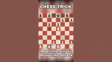 Nyezhmetdinov-Rossolimo Attack: A Killer Gambit ! #chessmastertraps