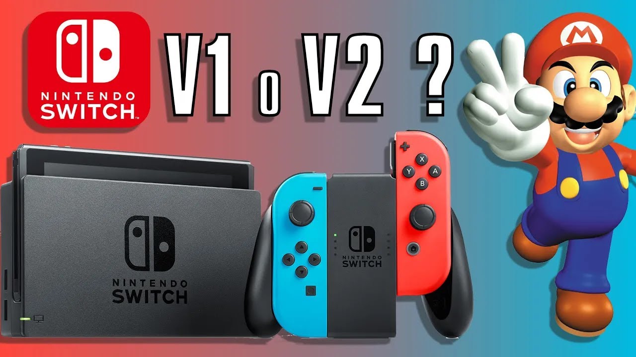 Nintendo Switch v2. Picofly Nintendo Switch v1.