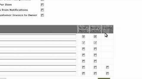 Ecommerce Order Settings