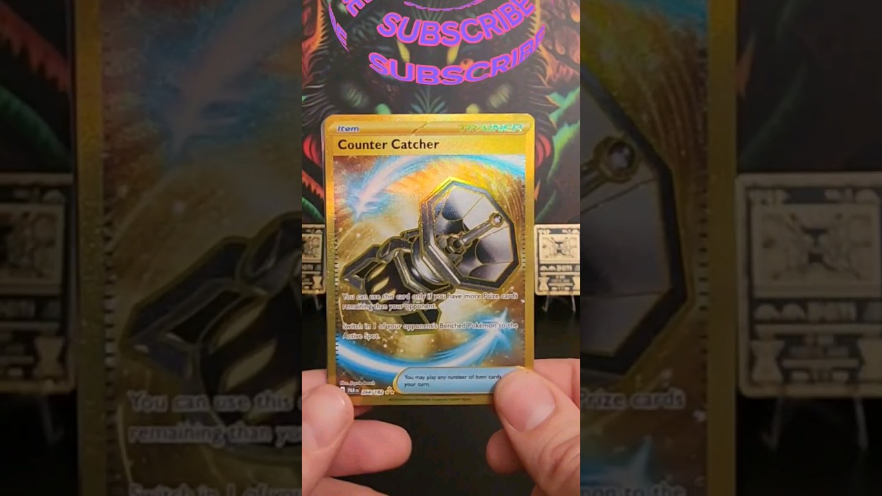 Gold Trainer Counter Catcher 