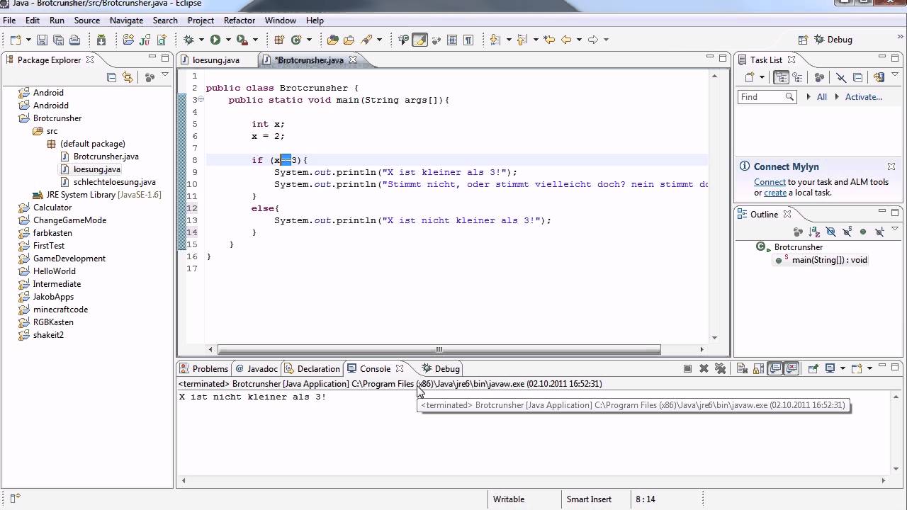Java Tutorial 5 - If Else oder auch... Was ist wenn? - YouTube