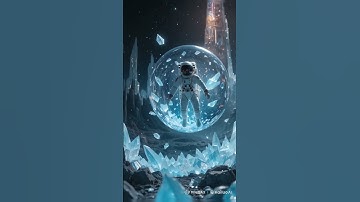 Astronaut on a Strange Planet  #shorts #animation #moon #asteroid #nasa #space #earth #universe
