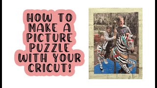 How to make a picture puzzle using your cricut. DIY Mother&#39;s Day gifts with your cricut. Cricut
