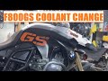 BMW F800GS Coolant/Antifreeze Change Quick Overview!