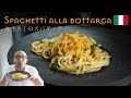 🇮🇹【Spaghetti alla Bottarga/カラスミ(ボッタルガ)スパゲッティ】アンチョビも少しね☝️美味しすぎてやめられない止まらない⁈ #35