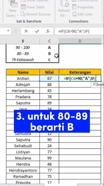 rumus if di dalam if #trik #excel #belajarexcel