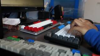 Sound test: Gateron Brown vs Cherry MX Blue vs Gateron Green