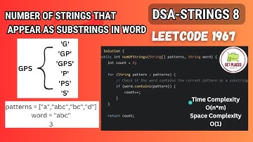 Leetcode 1967 | Strings | DSA Preparation | Complete DSA Playlist | Interviews and Placements | 8th