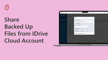 How to Share Backed Up Files/Folders from IDrive Cloud Account | IDrive Online Restore