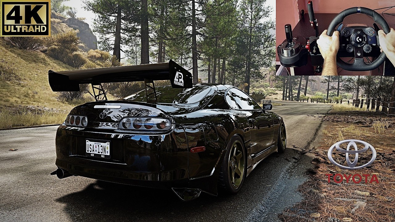 Toyota Supra MK4 (1137HP) ULTRA Realistic Driving | Forza Horizon 5  Steering Wheel Gameplay