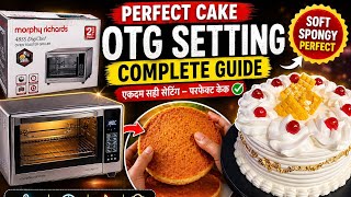 OTG Me Perfect Cake Bake Ka Secret 😱 | Exact Temp + Time Setting screenshot 3