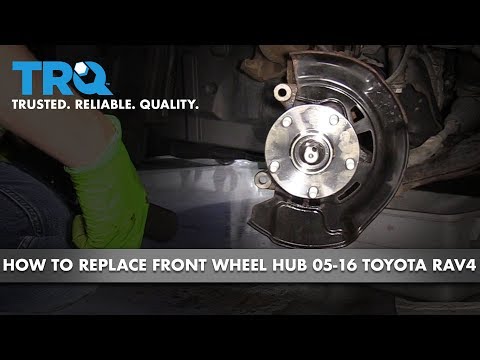 How to Replace Front Wheel Hub 05-16 Toyota Rav4