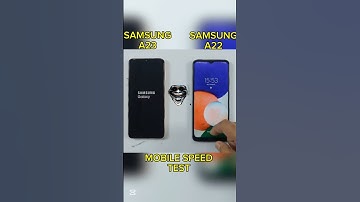 SAMSUNG A23 VS SAMSUNG A22 SPEED TEST