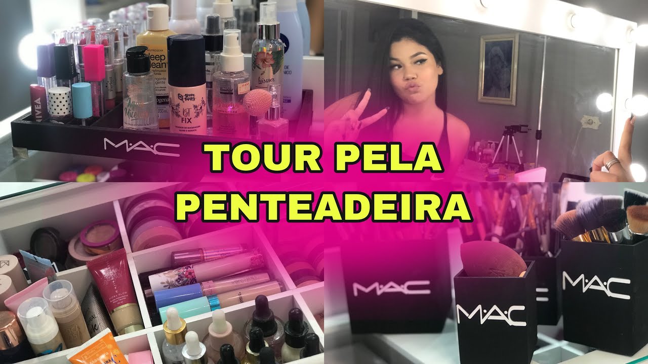 TOUR PELA MINHA ✨PENTEADEIRA✨ • Mostrei tudooooooo !!!!