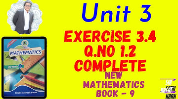 Exercise 3.4 Unit 3 Algebraic Expression Class 9 New Mathematics book - Part 1 & 2 Complete