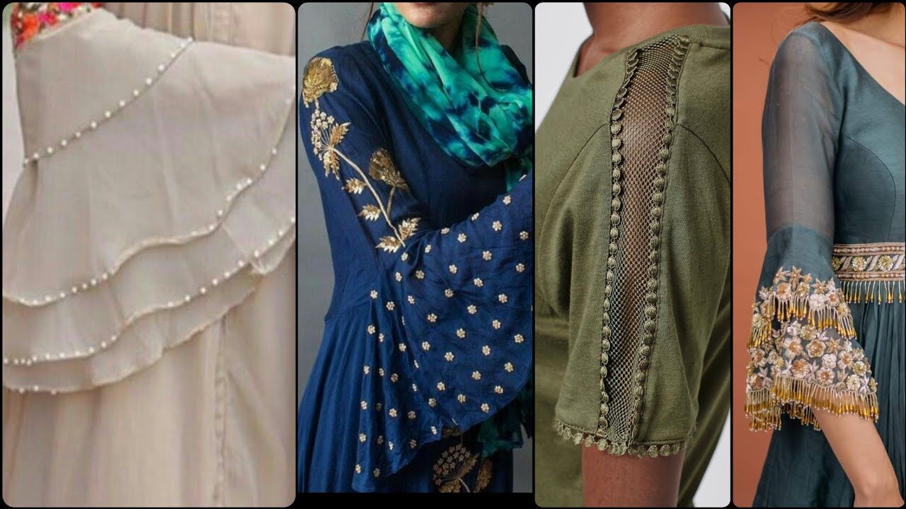 New Trendy Useful Sleeves Designs 2019/Latest Summer Sleeves Kurties & Frocks Style