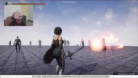 UE4 Fantasy RPG Mini: Adding an in game menu &  save menu BP error fix.